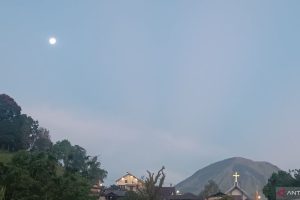 Masyarakat diingatkan tidak beraktivitas di radius bahaya kawah Gunung Lokon